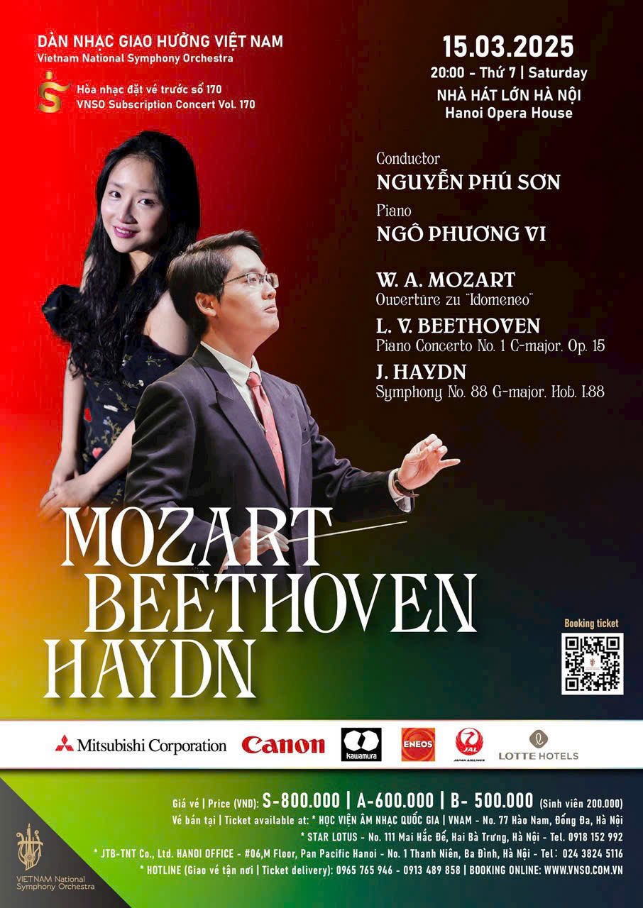 HÒA NHẠC Mozart, Beethoven, Haydn